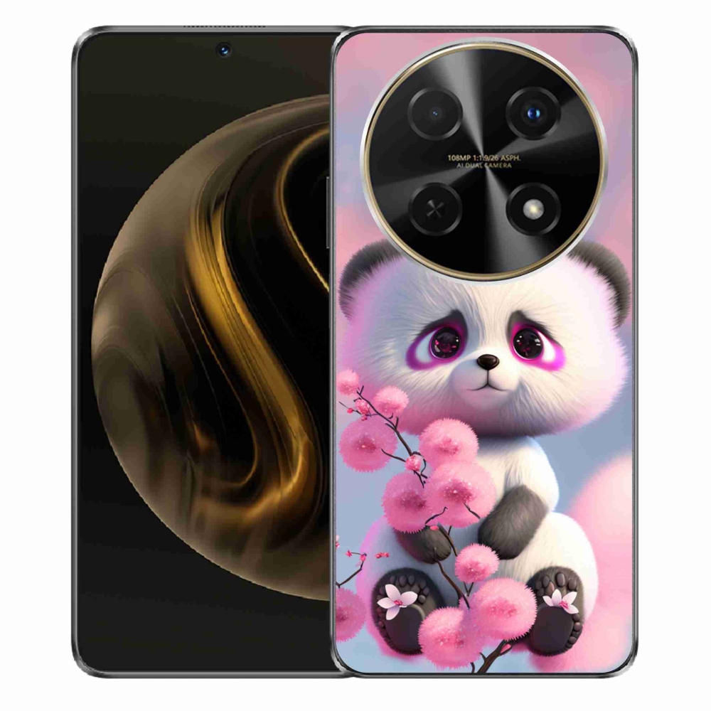 Gél borító mmCase a Huawei Nova 12i készülékhez - aranyos panda 1