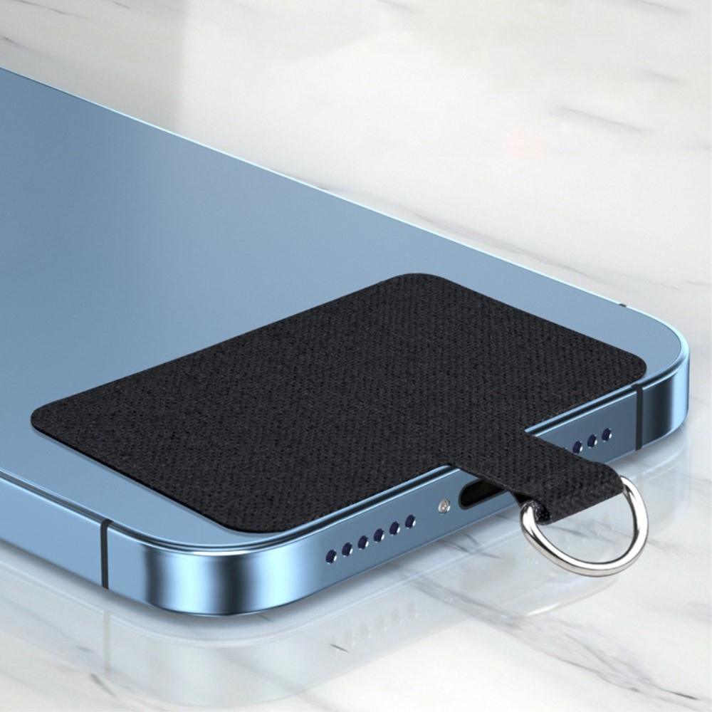 Nylon tok kártya a nyaklánchoz - fekete