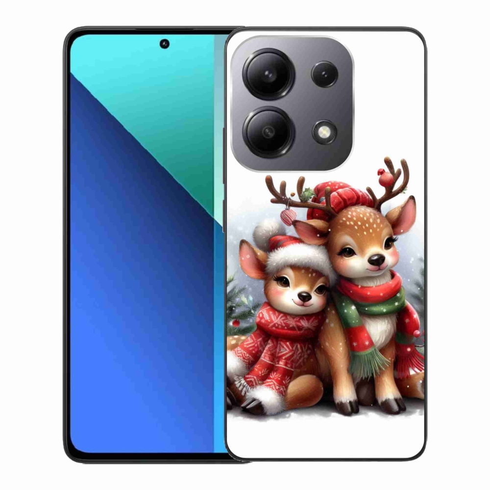 Gél borítás mmCase a Xiaomi Redmi Note 13-hoz - karácsonyi rénszarvas