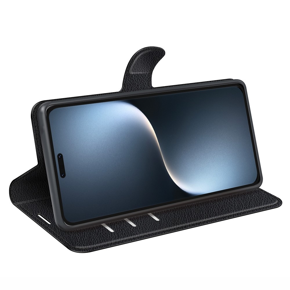 Litchi könyv tok a Honor Magic 7 Pro 5G készülékhez - fekete