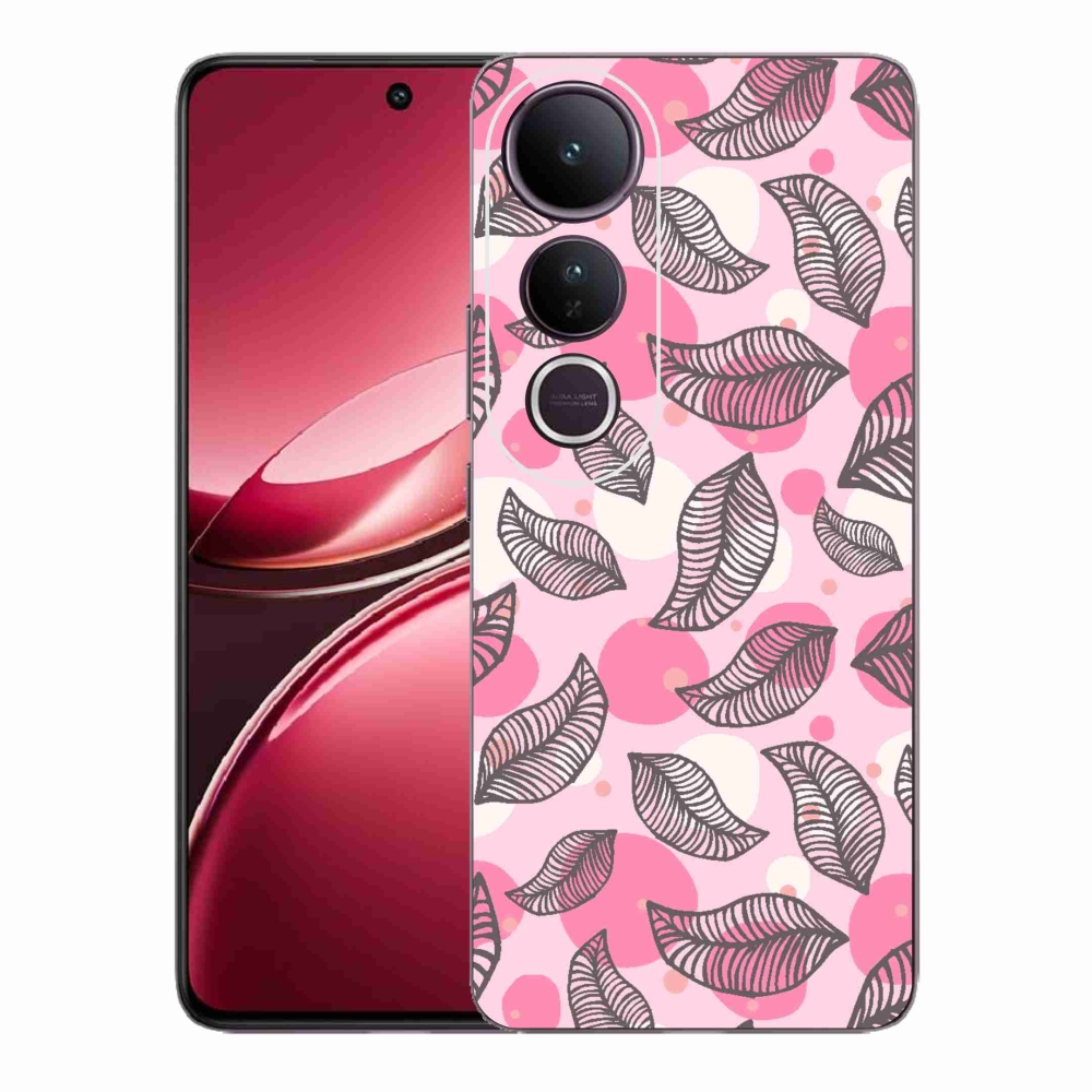 Gél borítás mmCase a Vivo V50 Lite 4G/5G készülékhez - rajzfilmes hulló levelek