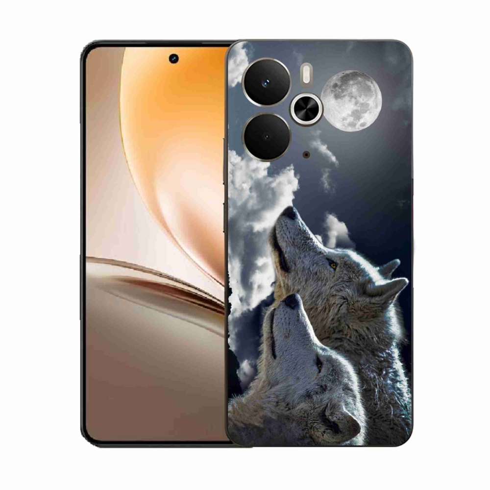 Gél borítás mmCase a Realme 14 5G/14T 5G készülékhez - farkasok