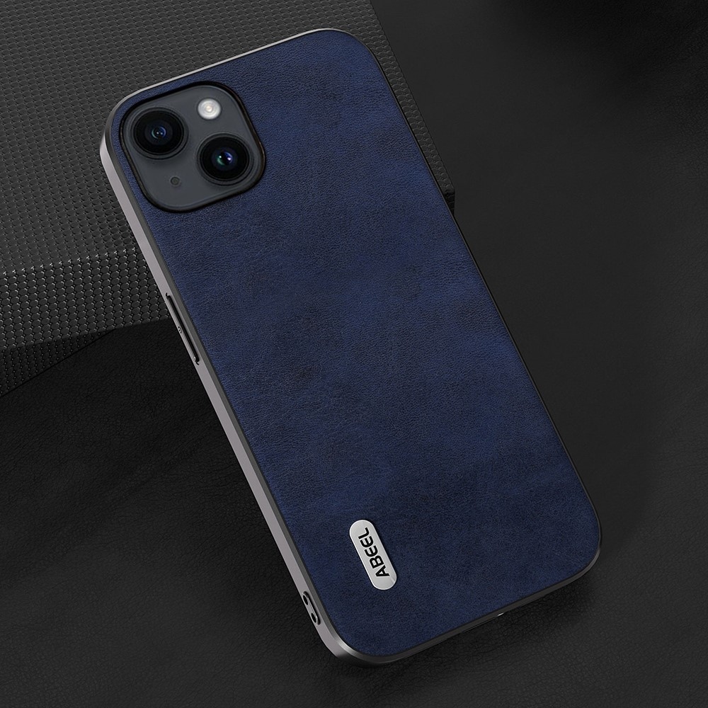 ABEEL zselés tok fix hátlappal iPhone 15 készülékhez - kék