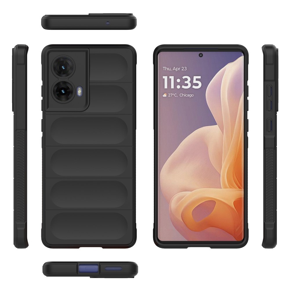 Rugg tartós zselés tok Motorola Moto G85 5G - fekete