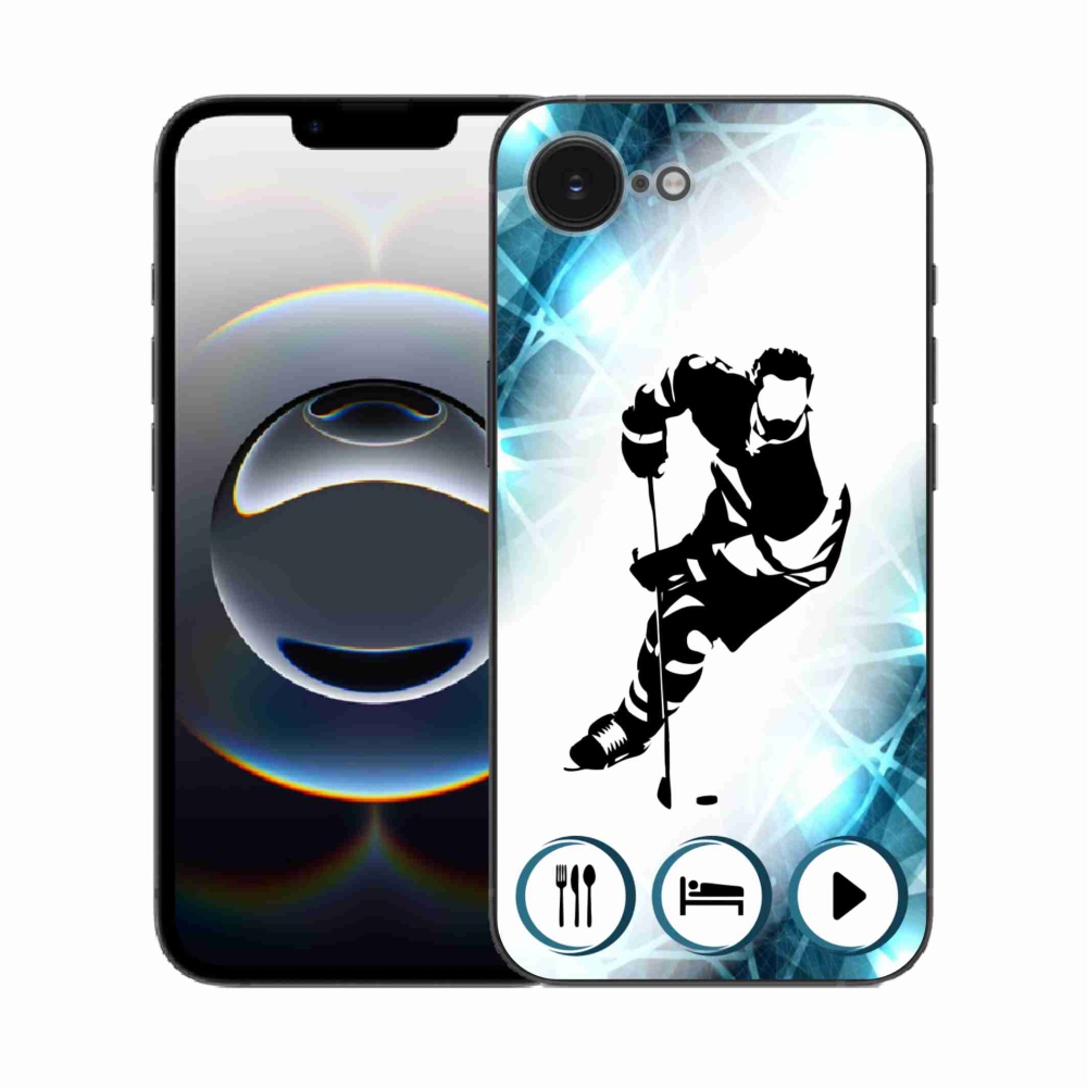 Zselés borítás mmCase iPhone 16e készülékhez - hoki 1