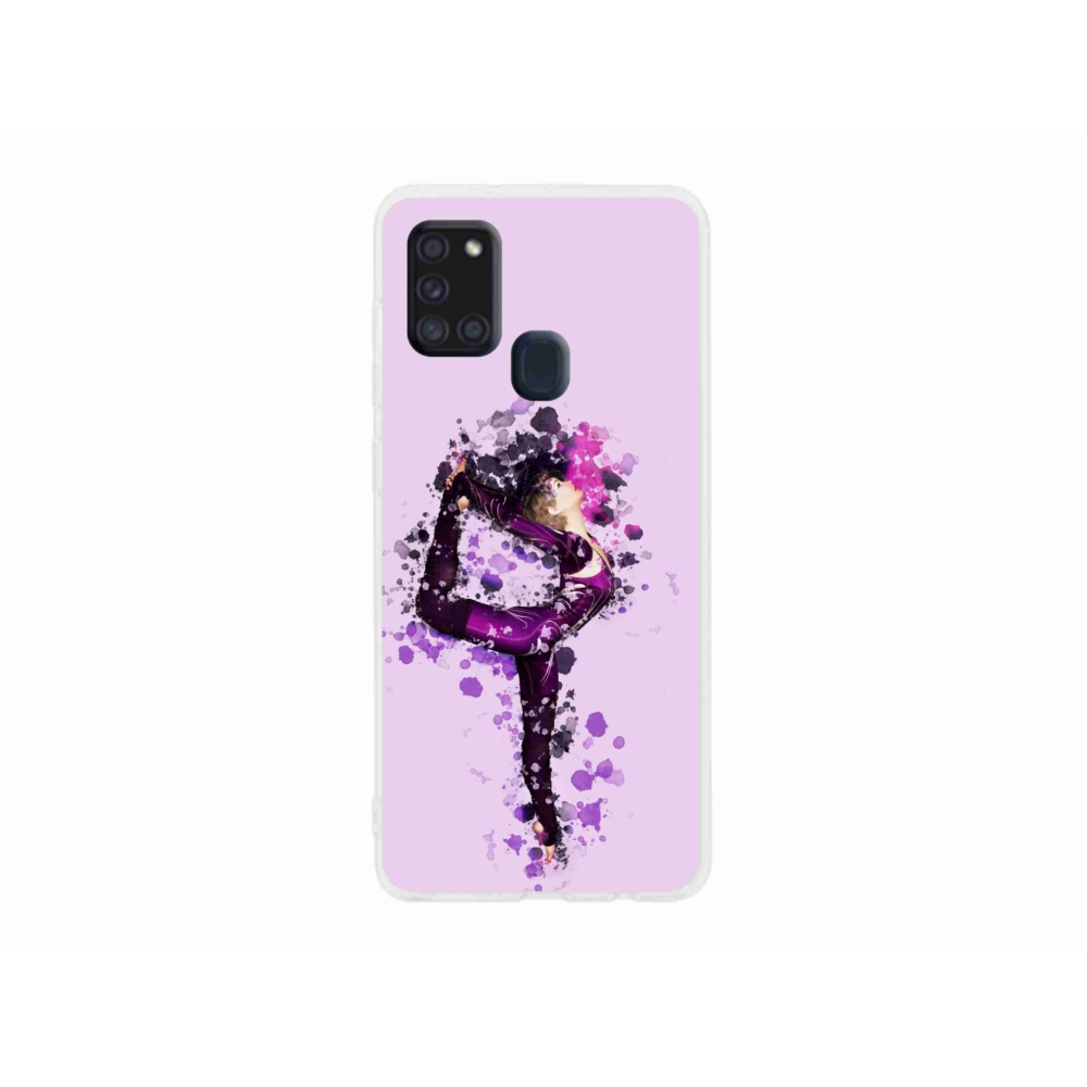 Zselés borítás mmCase Samsung Galaxy A21s készülékhez - balerina
