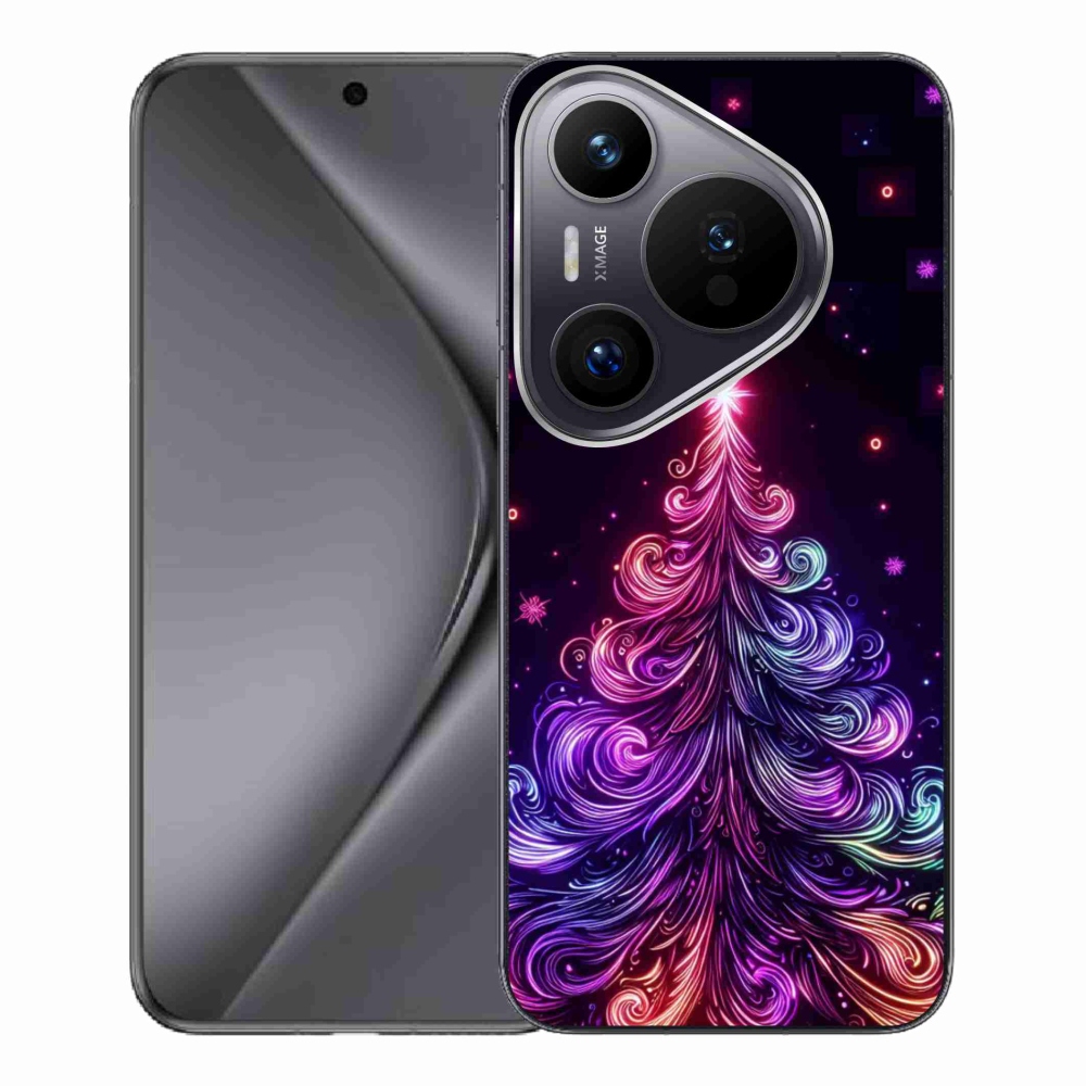 Gél borítás mmCase a Huawei Pura 70 Pro számára - neon karácsonyfa 1