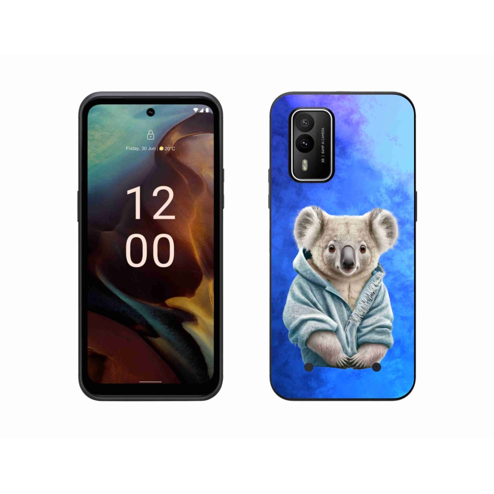 Zselés borítás mmCase a Nokia XR21 készülékhez - koala pulóverben