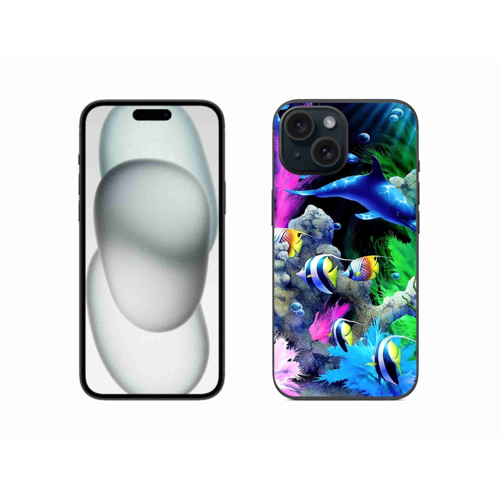 Gél tok mmCase iPhone 15 készülékhez - Sea World