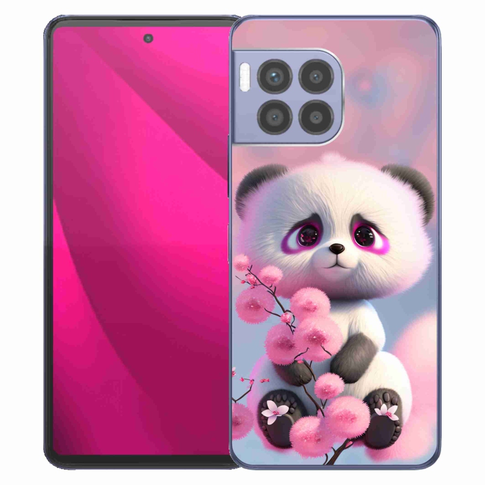 Zselés borítás mmCase a T-Mobile T Phone 2 Pro készülékhez - aranyos panda 1