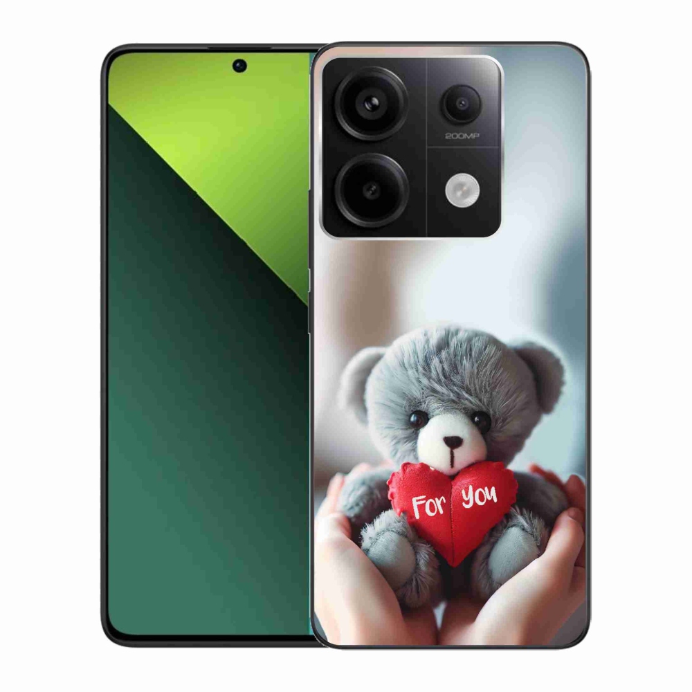 Gél borítás mmCase a Xiaomi Redmi Note 13 Pro 5G/Poco X6 5G számára - mackó a szerelmeseknek