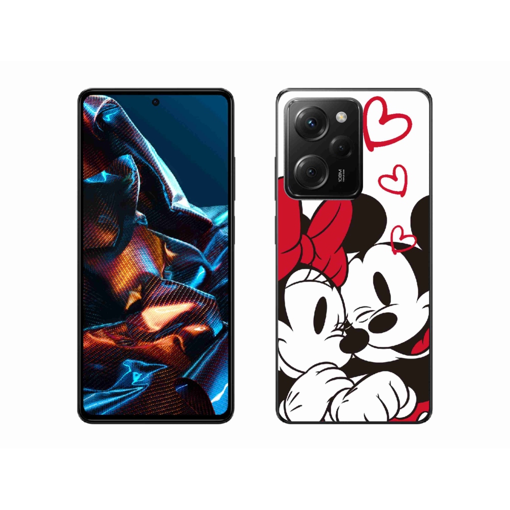 Gél borítás mmCase a Xiaomi Poco X5 Pro 5G-hez - minnie és mickey