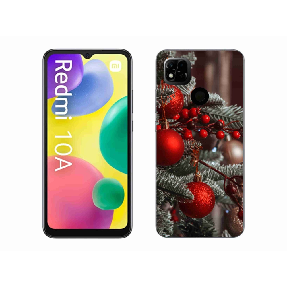 Gél borító mmCase a Xiaomi Redmi 10A számára - karácsonyi dekorációk 2
