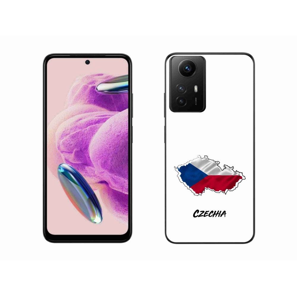 Gél borítás mmCase a Xiaomi Redmi Note 12S-hez - Csehország fehér háttér