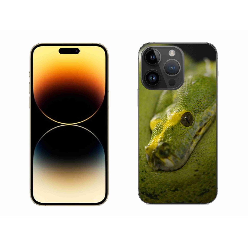 Zselés borítás mmCase iPhone 14 Pro Max készülékhez - kígyó 2
