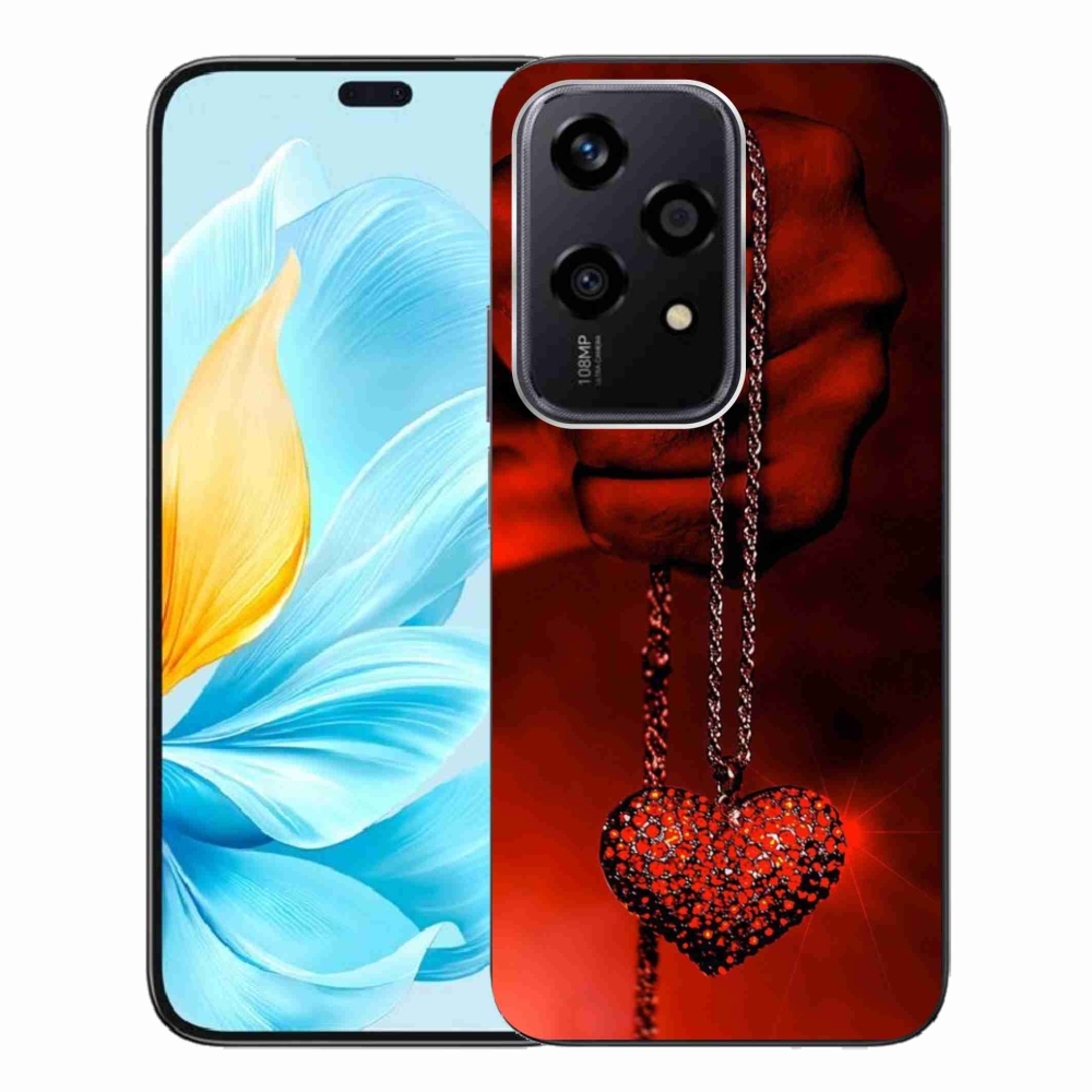 Zselés borítás mmCase a Honor 200 Lite 5G számára - nyaklánc