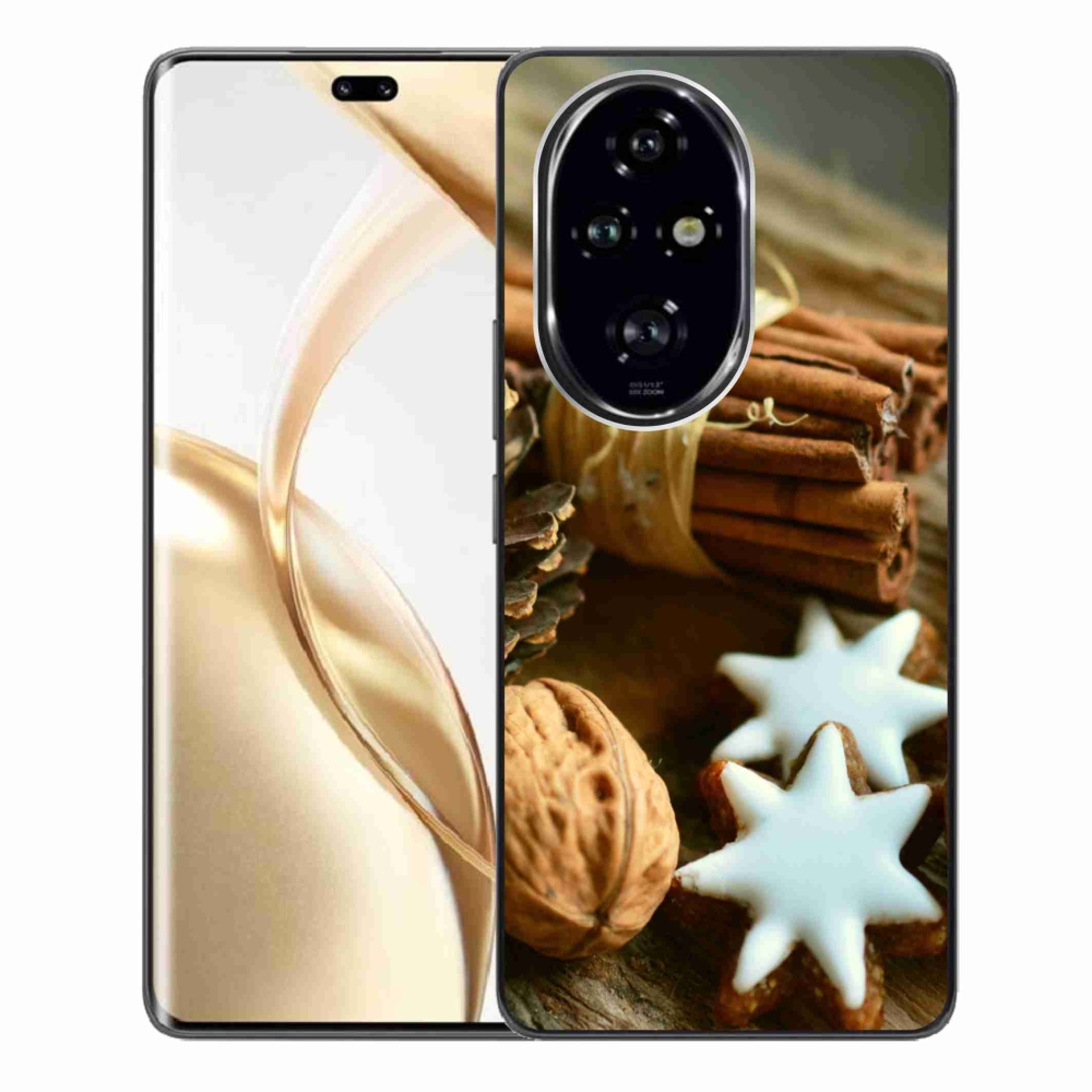 Zselés borítás mmCase a Honor 200 Pro 5G számára - fahéj és mézeskalács