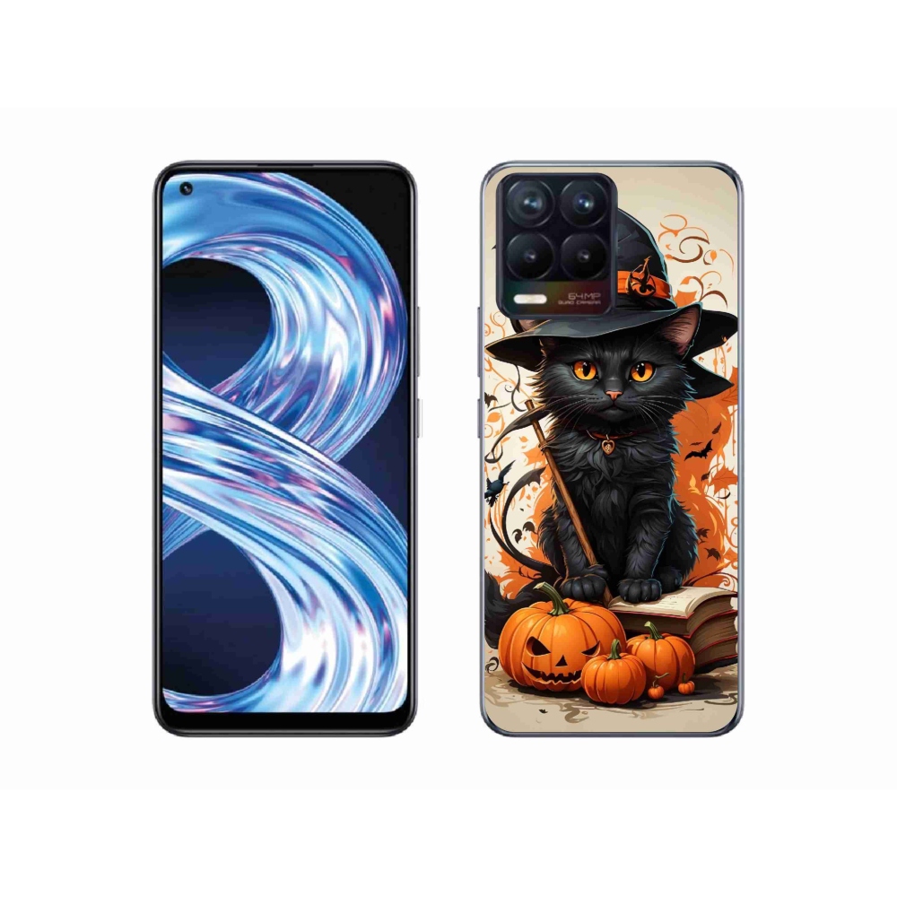 Gél borítás mmCase a Realme 8 4G-n - macskavarázsló