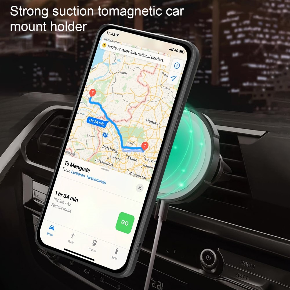 Csúszásálló borítás Samsung Galaxy S25 Edge készülékhez - fekete