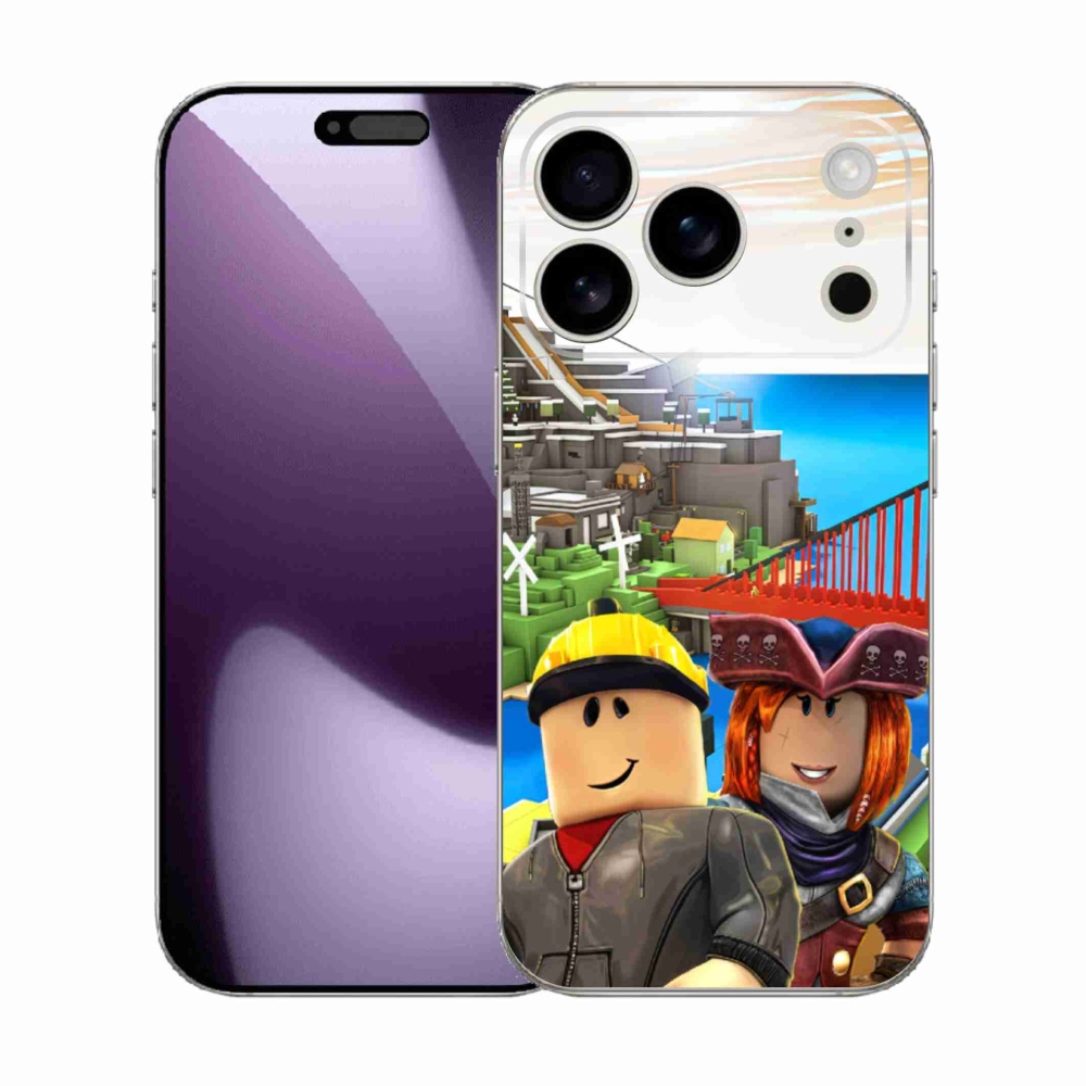 Zselés borítás mmCase iPhone 17 Pro készülékhez - roblox 1