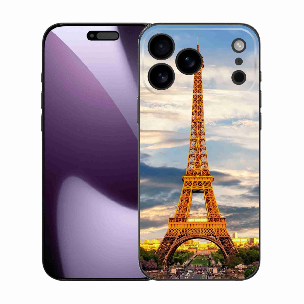 Zselés borítás mmCase iPhone 17 Pro Max készülékhez - eiffel-torony 3