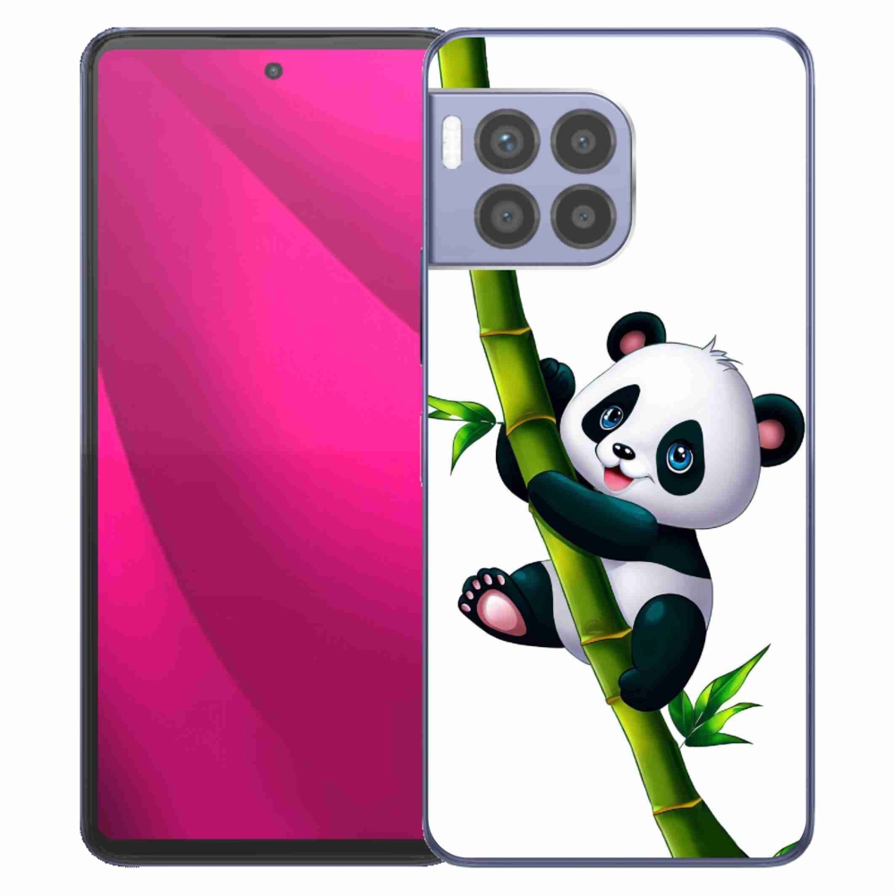 Zselés borítás mmCase a T-Mobile T Phone 2 Pro készülékhez - panda a bambuszon
