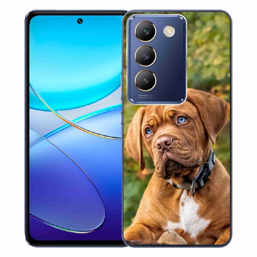 Gél borító mmCase a Vivo V40 SE 4G/5G készülékhez - kölyökkék