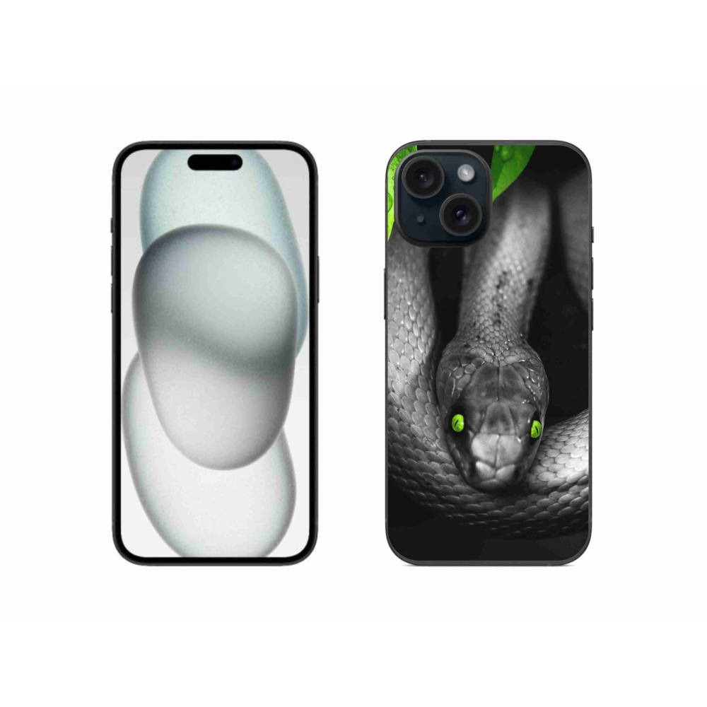 Zselés borítás mmCase iPhone 15 - kígyóhoz