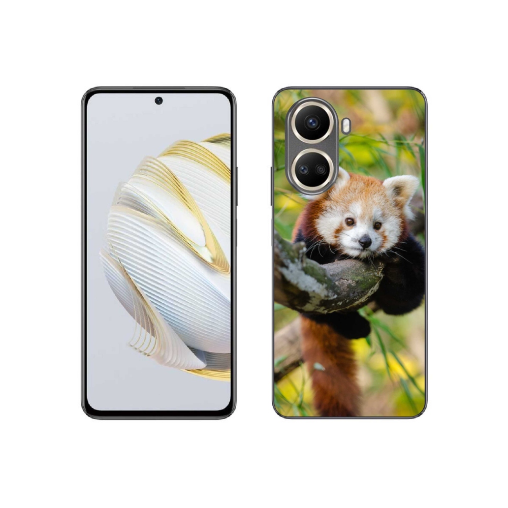 Gél borítás mmCase a Huawei Nova 10 SE-hez - panda piros