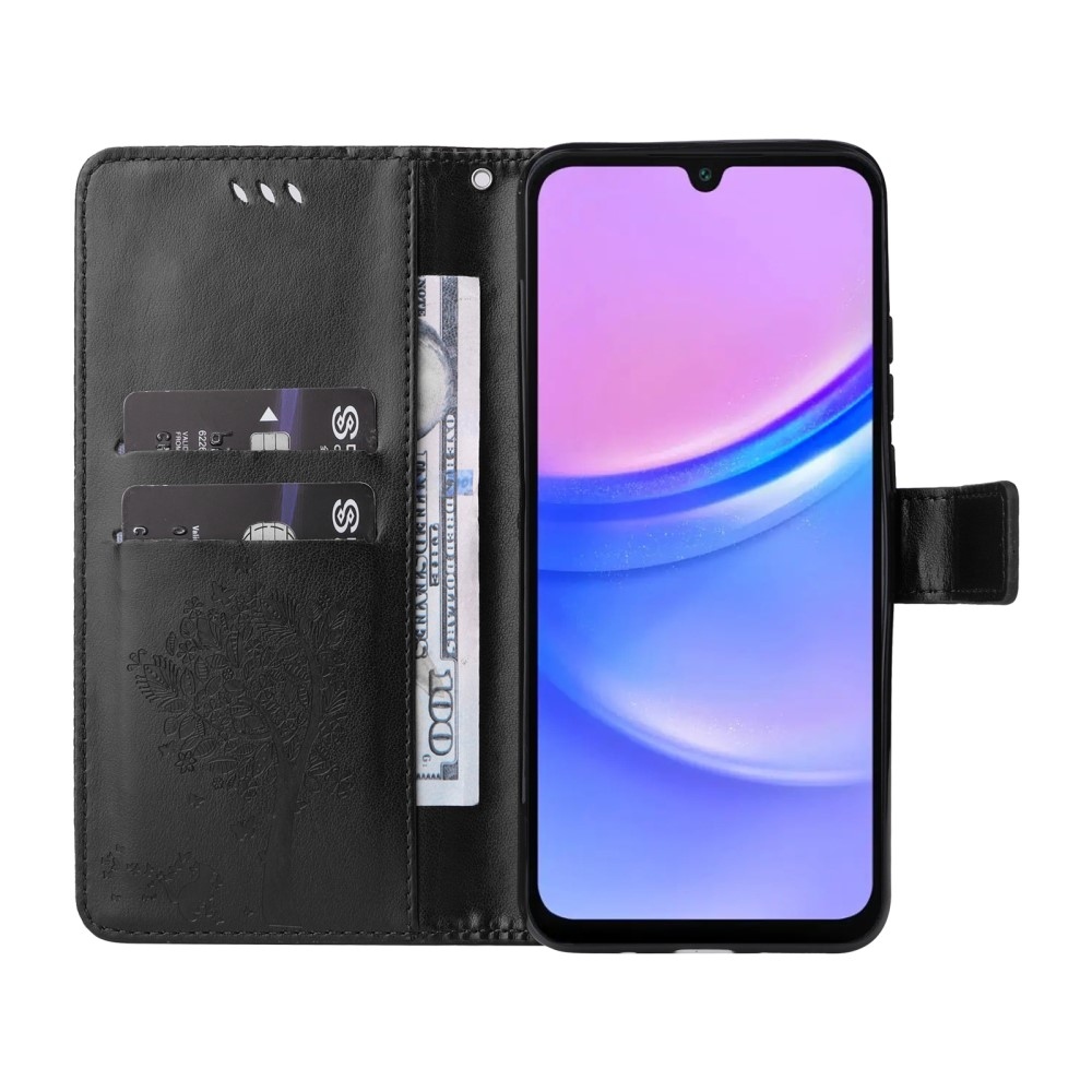 Fák könyve tok Samsung Galaxy A16 4G/5G/A26 5G - fekete