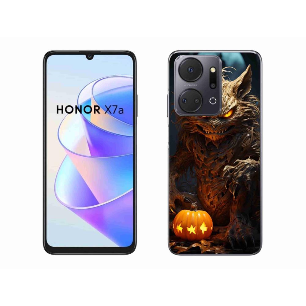 Gél borítás mmCase a Honor X7a készülékhez - Halloween szörnyeteg