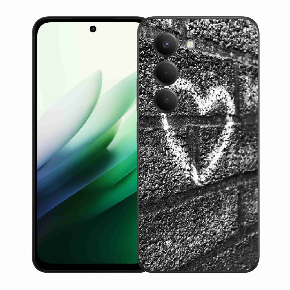 Gél borítás mmCase a Xiaomi Redmi 15 5G-hez - szív a falon