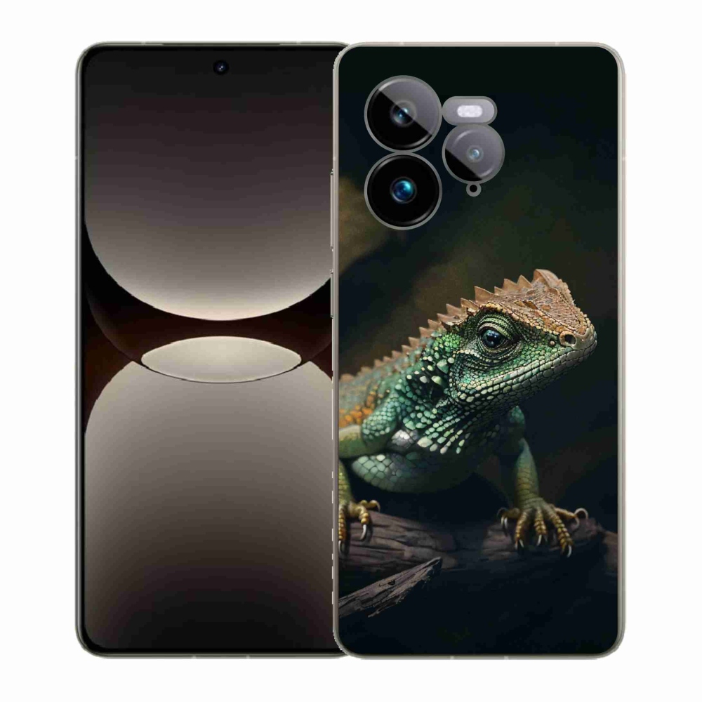 Gél borítás mmCase a Realme GT 7 Pro 5G készülékhez - gyík