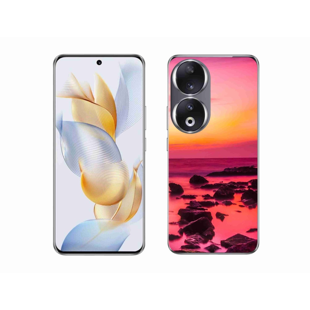 Zselés borítás mmCase a Honor 90 készülékhez - tenger és ragyogás