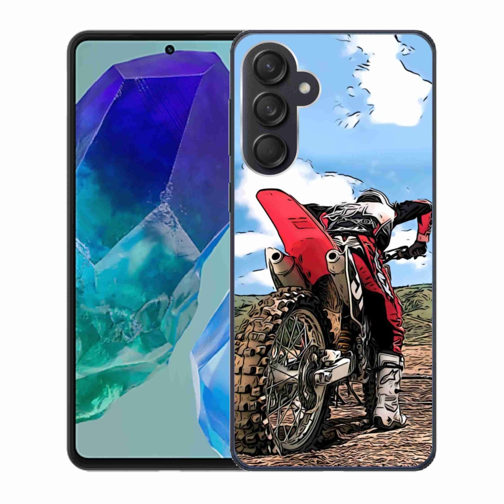 Gél védőhuzat mmCase Samsung Galaxy M55 5G - moto