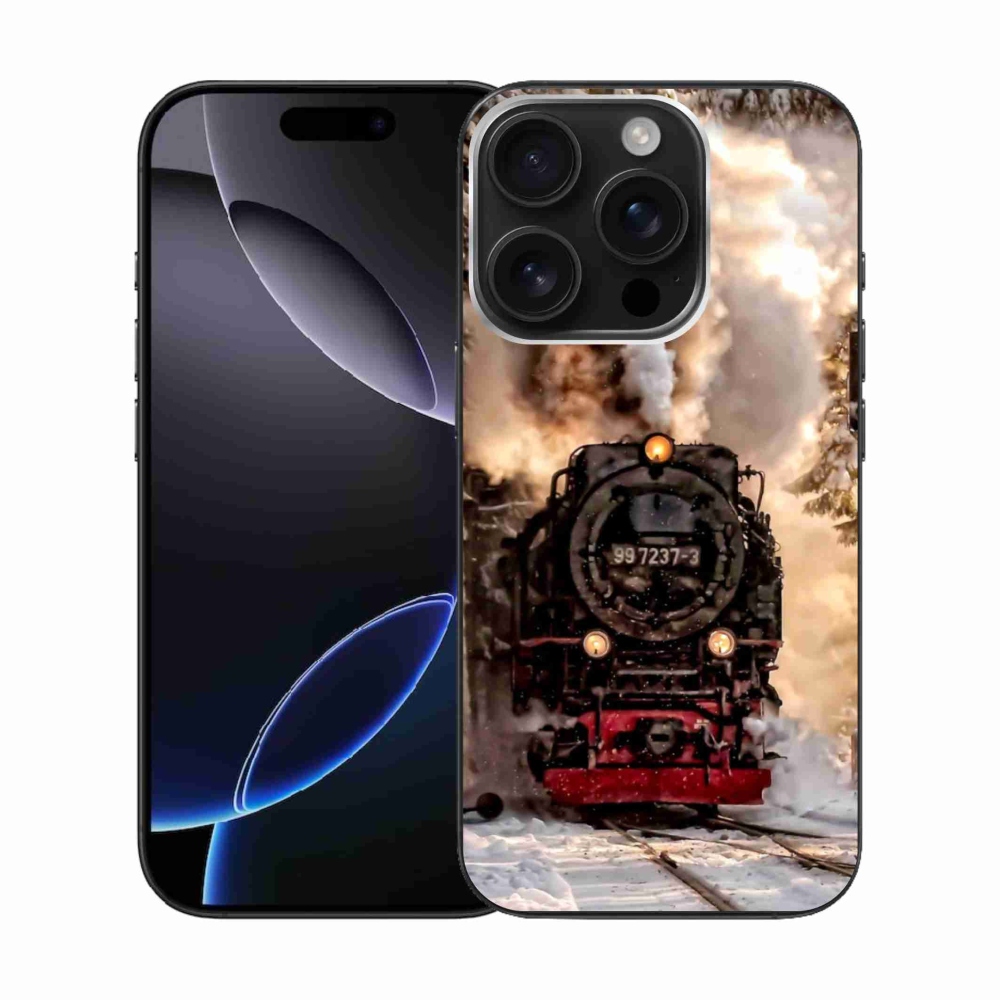 Zselés borítás mmCase iPhone 16 Pro készülékhez - vonat