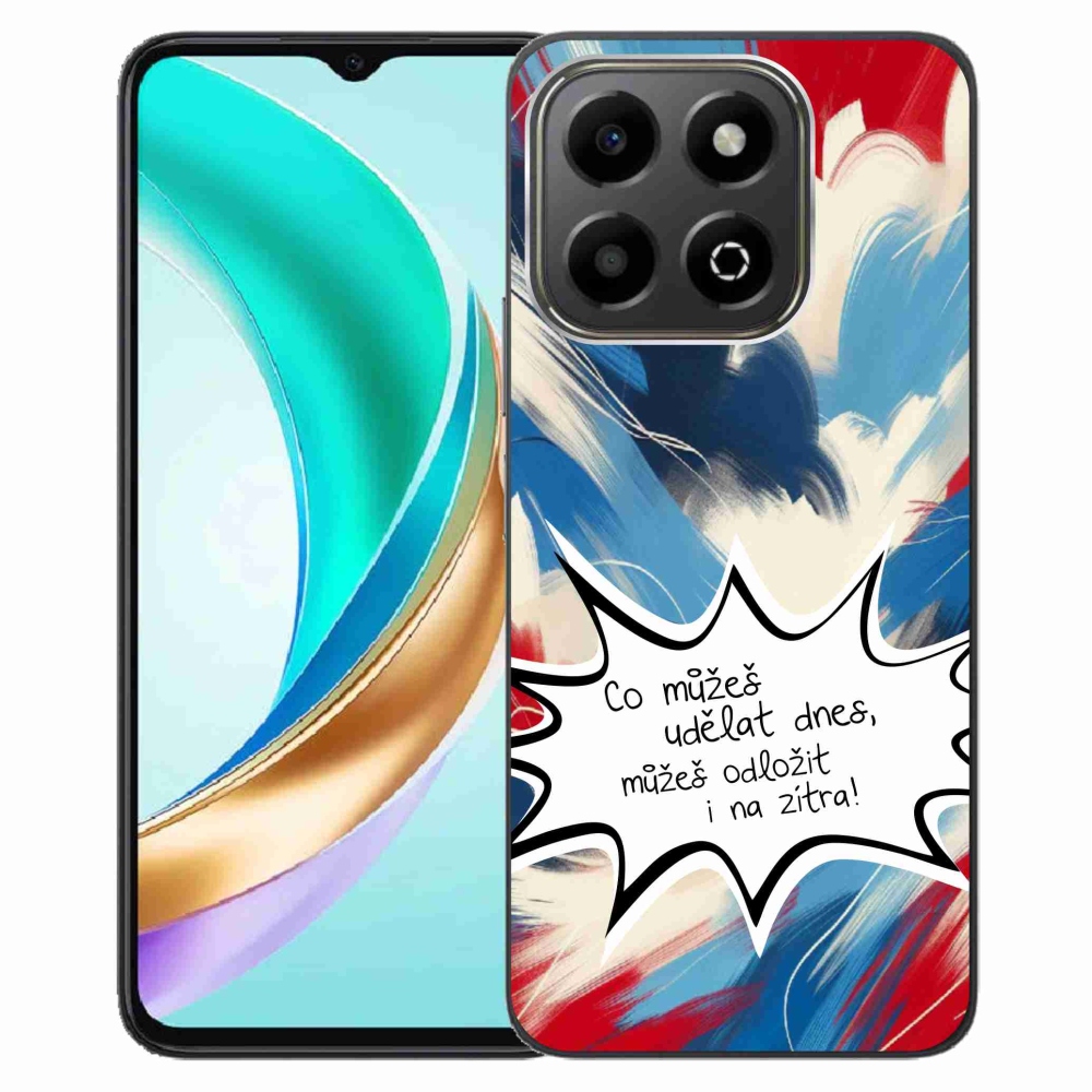 Gél borító mmCase a Honor X6b készülékhez - vicces szöveg 9 fehér háttér