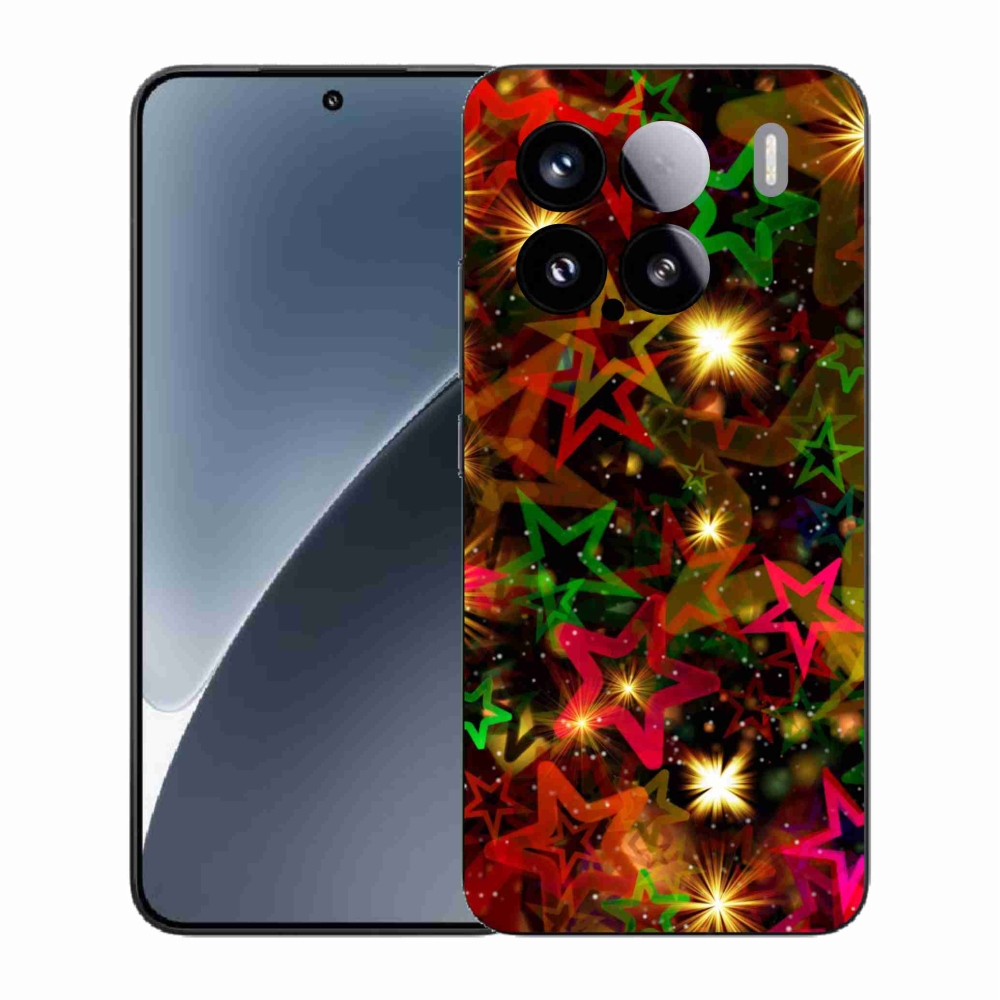 Gél borító mmCase a Xiaomi 15 - színes csillagok számára