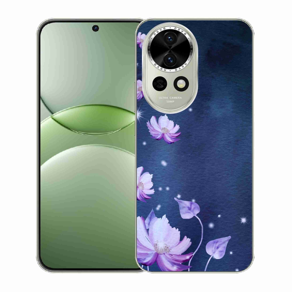 Gél borító mmCase a Huawei Nova 13 5G-n - hulló virágok