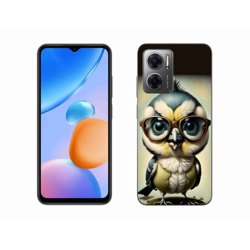 Gél borítás mmCase a Xiaomi Redmi 10 5G - kölyök szemüveggel