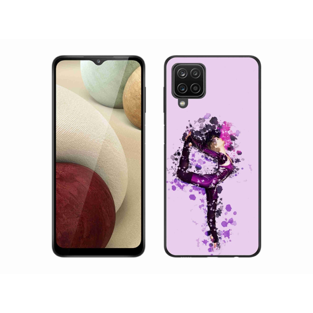 Zselés borítás mmCase Samsung Galaxy M12 készülékhez - balerina