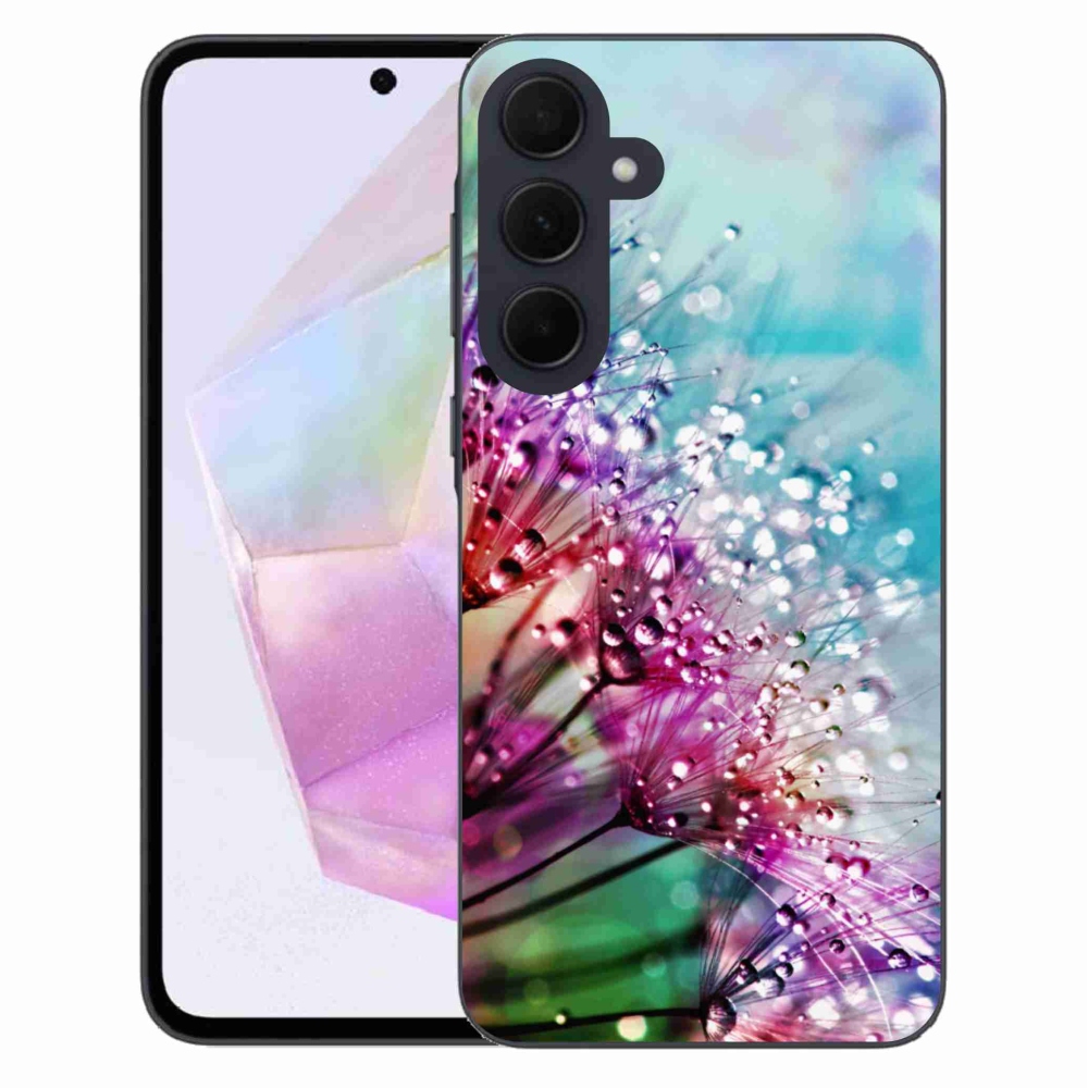 Zselés borítás mmCase Samsung Galaxy A35 5G - színes virágok