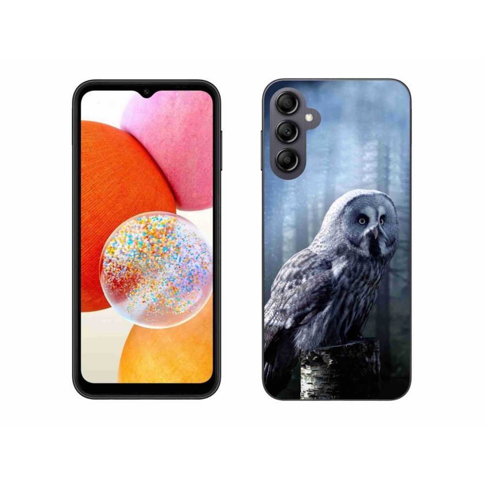 Zselés borítás mmCase Samsung Galaxy A14 4G/5G - bagoly