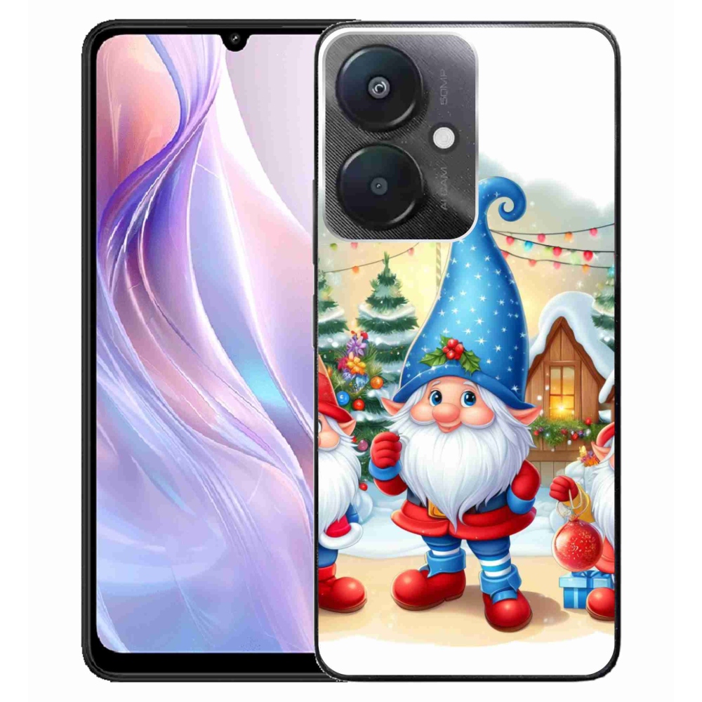 Gél borítás mmCase a Xiaomi Redmi 13C 5G számára - Karácsonyi manók