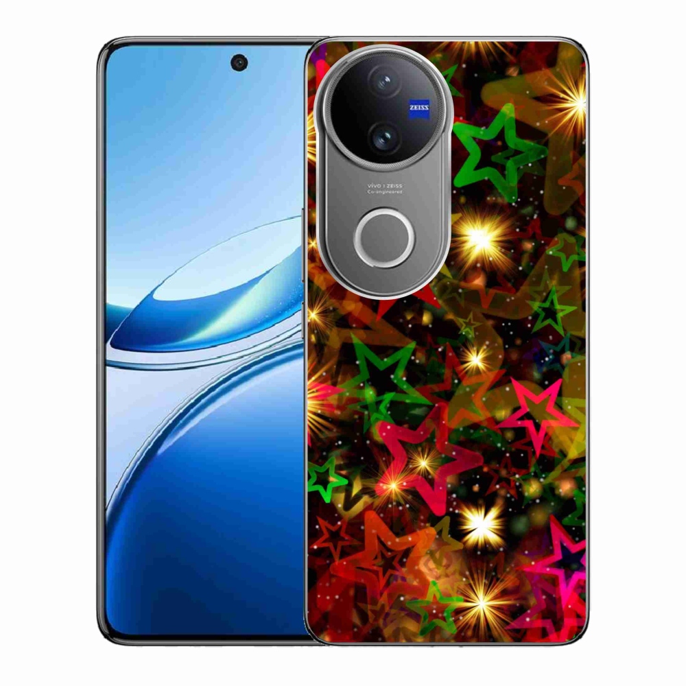 Gél borító mmCase a Vivo V50 5G készülékhez - színes csillagok