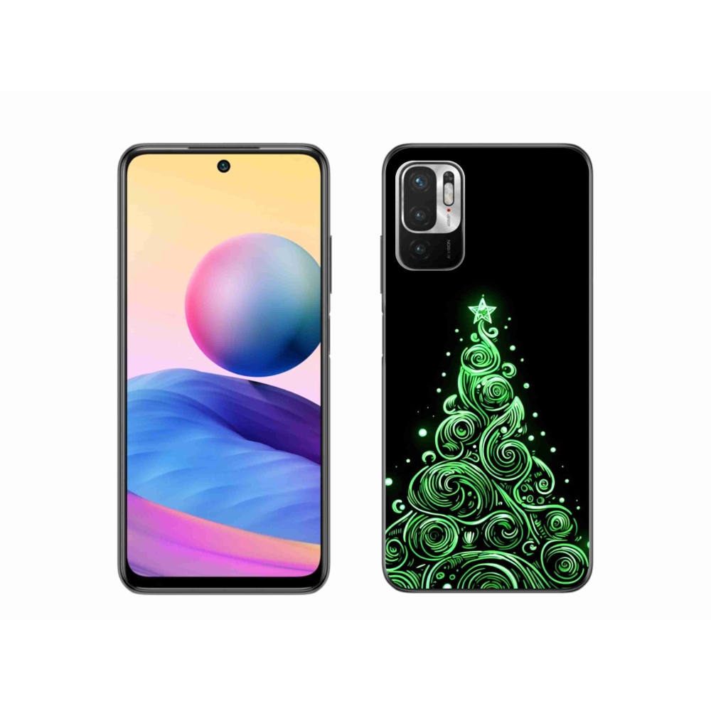 Gél borítás mmCase a Xiaomi Poco M3 Pro/5G számára - neon karácsonyfa 3