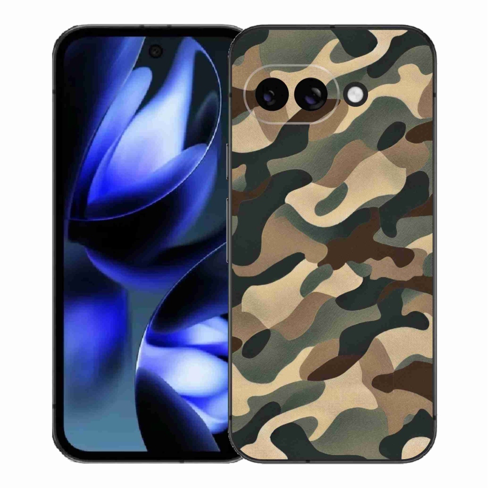 Zselés borítás mmCase a Google Pixel 9a készülékhez - terepszínű minta 11