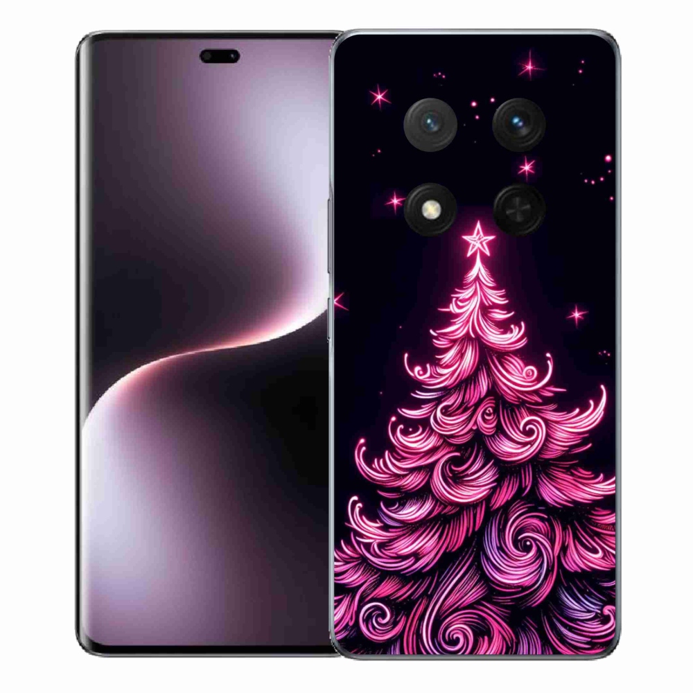 Gél borítás mmCase a Honor Magic 7 Lite 5G számára - neon karácsonyfa 2