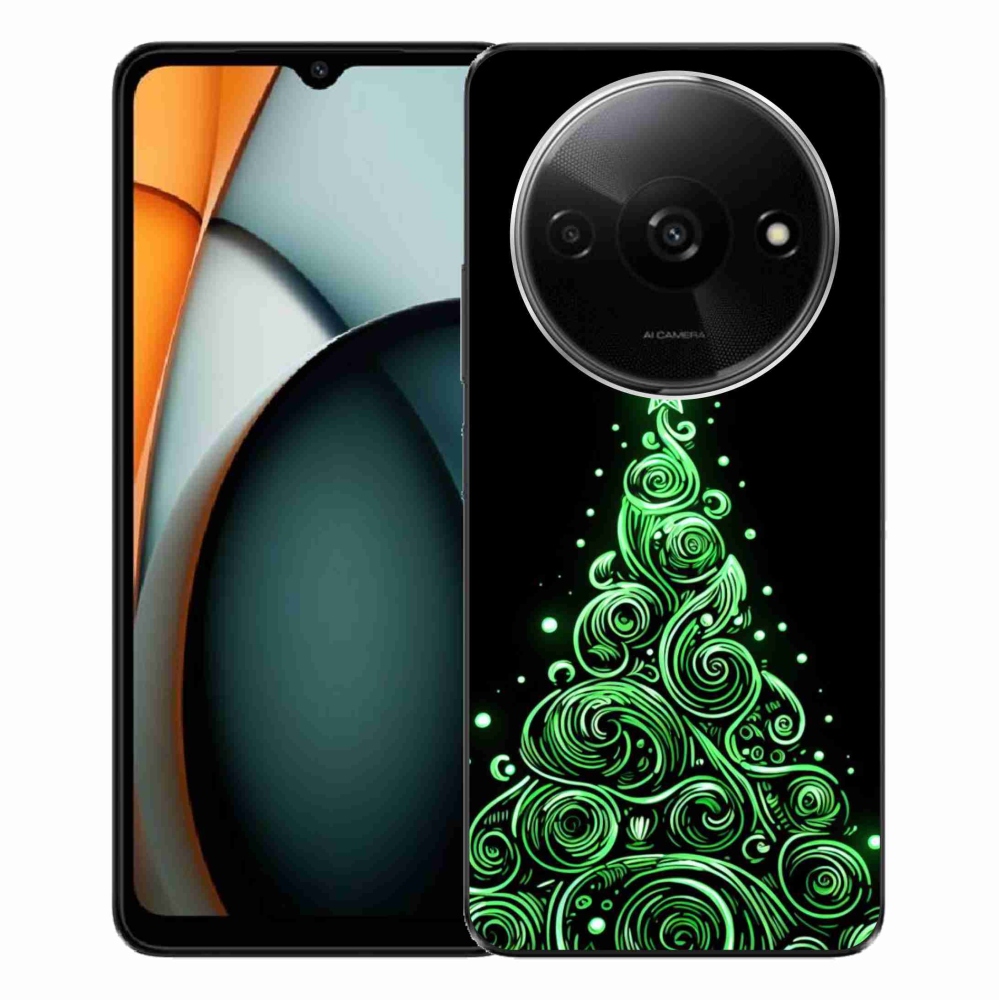 Gél borítás mmCase a Xiaomi Redmi A3-hoz - neon karácsonyfa 3