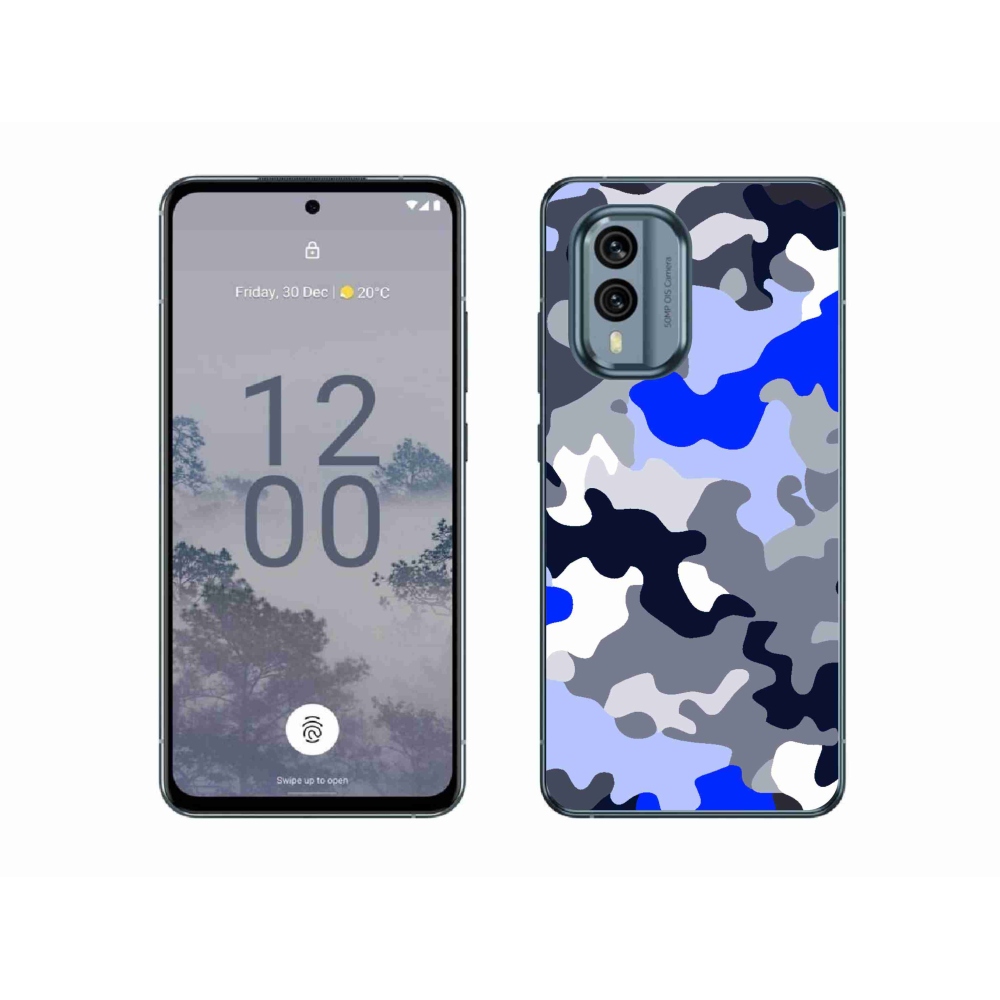Zselés borítás mmCase a Nokia X30 5G készülékhez - terepszínű minta 8